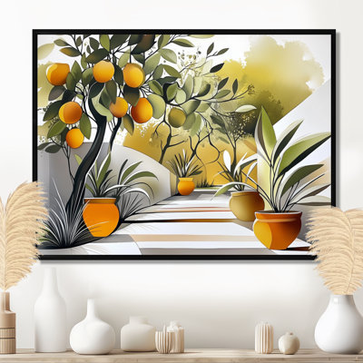 Citrons de la Méditerranée II - agrume, art mural encadré
