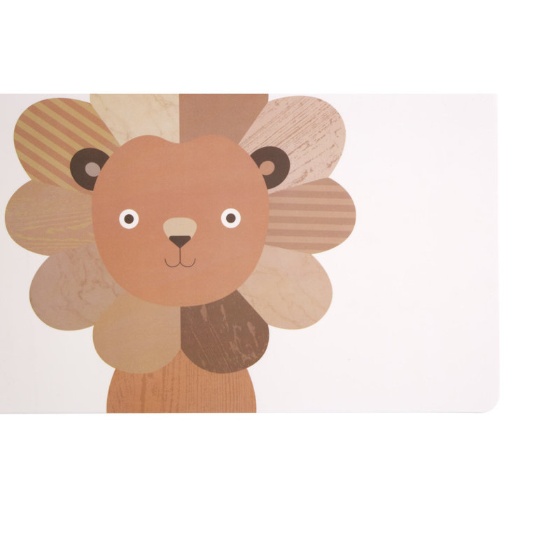 Simon Polypropylene Plastic Animals Rectangle Placemat