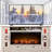 Farmhouse Tv Stand With Electric Fireplace-1598831621