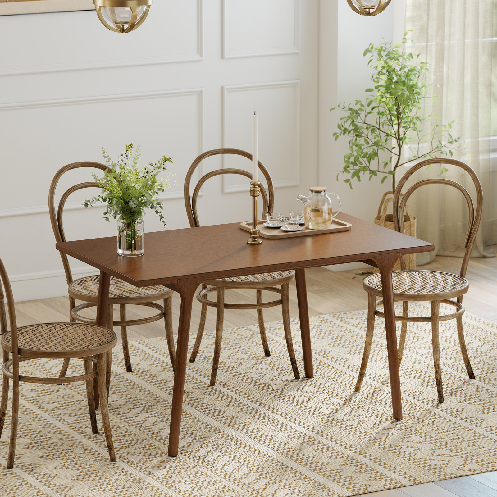Dining Table,  29.5'‘ H x 70.88’' W x 31.5'' D,