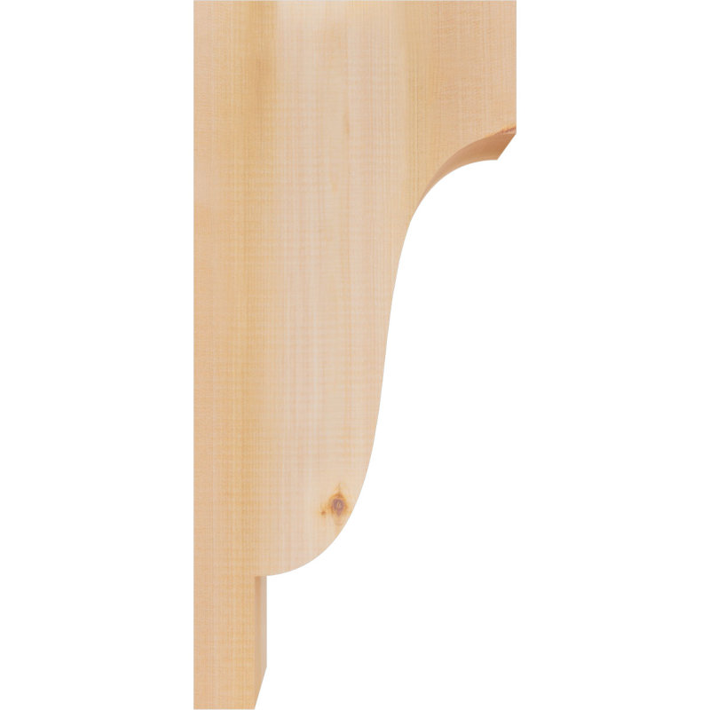 Newport Corbel, H 22 po x l 3,5 po x P 10 po, Cèdre rouge, Lisse