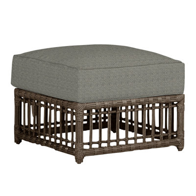 Newport Outdoor Ottoman with Cushion