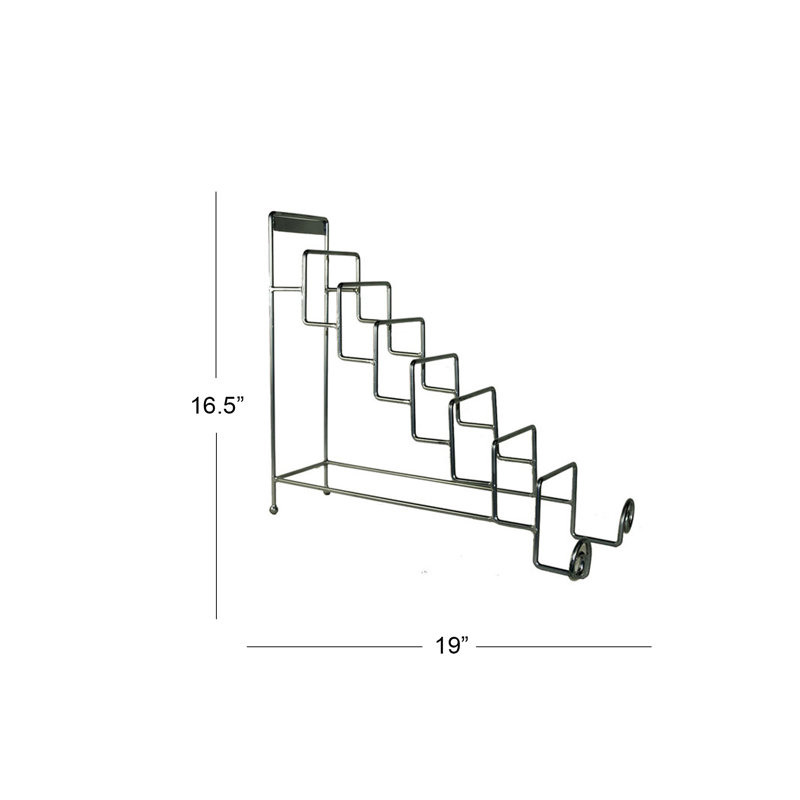 Metal Plate Holder/drying Rack, Silver