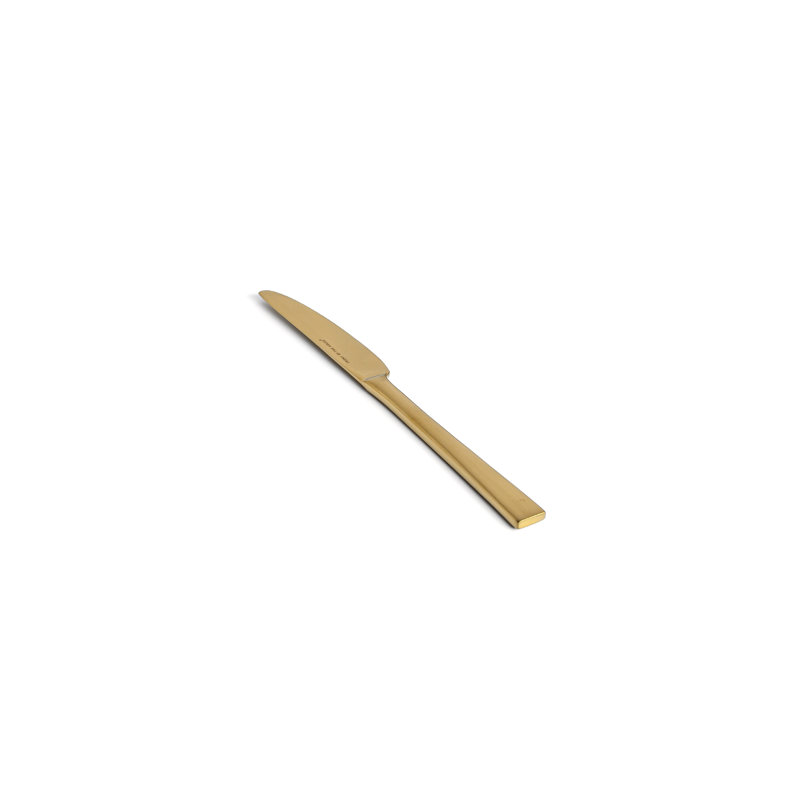 Stainless Steel Dinner Knife, Brass