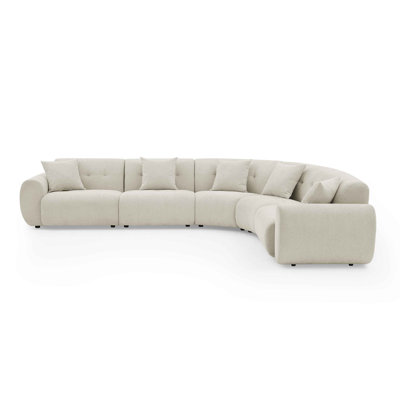Minimore Modern Style Modular Free Combination 6S Lshape Sofa