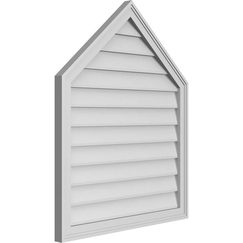 Ventilateur à pignon en uréthane non-fonctionnel Signature, H 36 po x l 30 po x P 1,5 po
