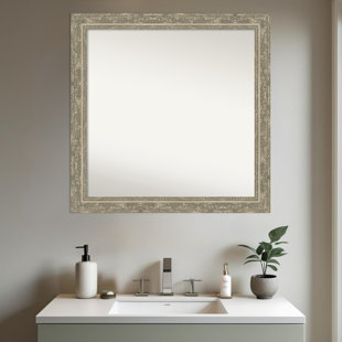 Miroir mural de salle de bain sans cadre Filigree