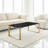 Mitre Glass Top Coffee Table