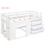 Lit mezzanine simple avec armoire et tablette-621213595