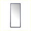 Miroir de plancher pleine longueur en fer | Miroir autoportant Glam