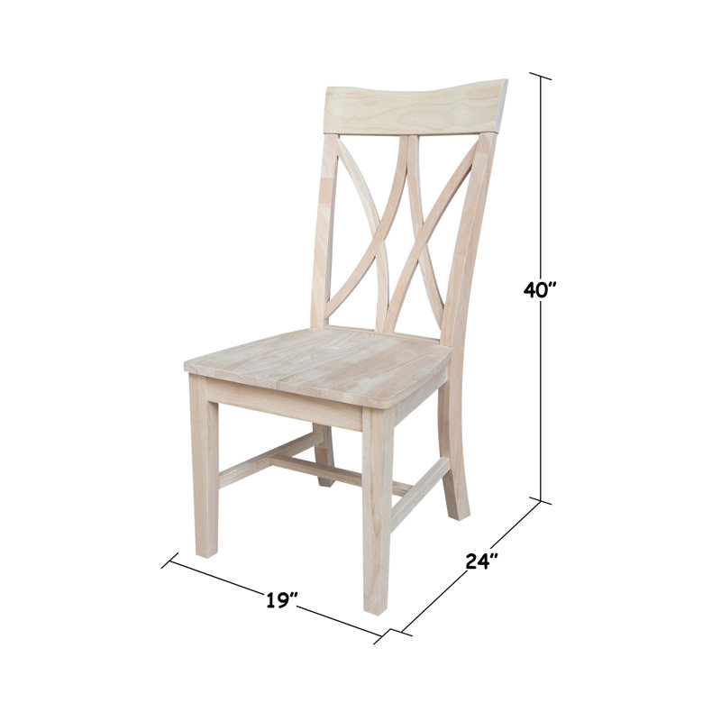 Chaise en bois massif Avalon