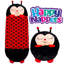Happy Nappers: oreiller et sac somnolent: coccinelle, 2-en-1: animal en peluche s'ouvre dans un sac de couchage, personnage de jeu doux et de sieste, enfants de 3 ans et plus-1684711172