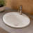 Alfi Brand 17.5'' White Porcelain Oval Bathroom Sink with Overflow