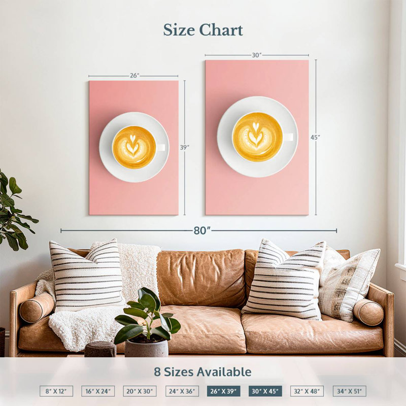 Yarlin Aesthetic Coffee, 45" H x 30" W