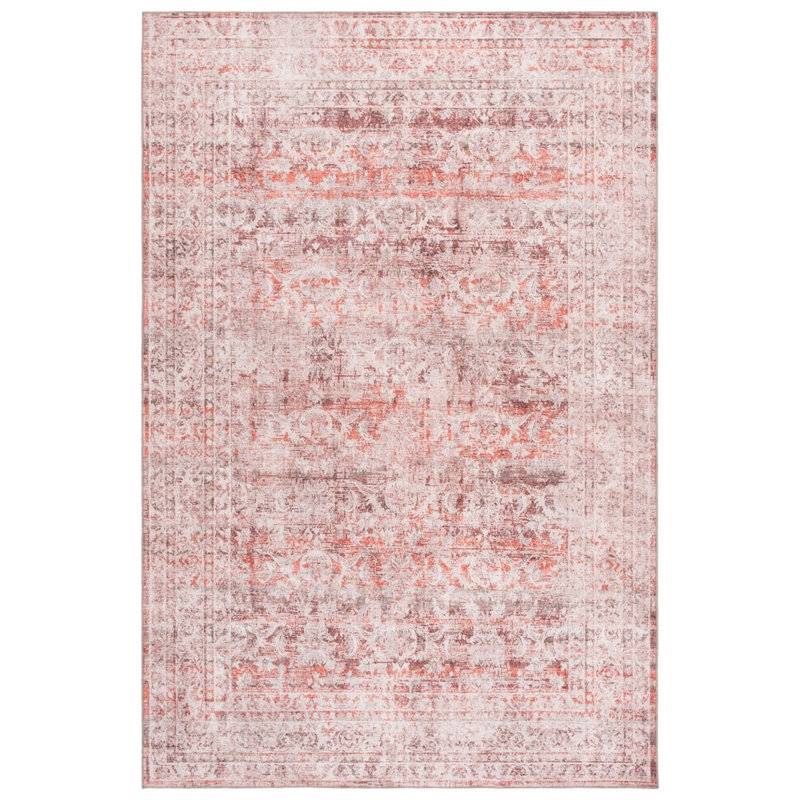 Vintage Heriz 600 Performance Machine Washable Oriental; Vintage Look Indoor Rug, Rectangle 9' x 12'