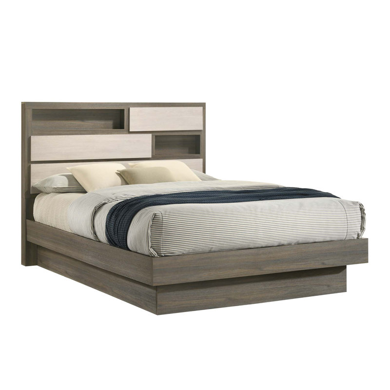 Gem Modern Style Full Bed Made With Wood