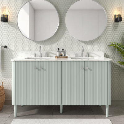 Meuble-lavabo double 60 po Haley