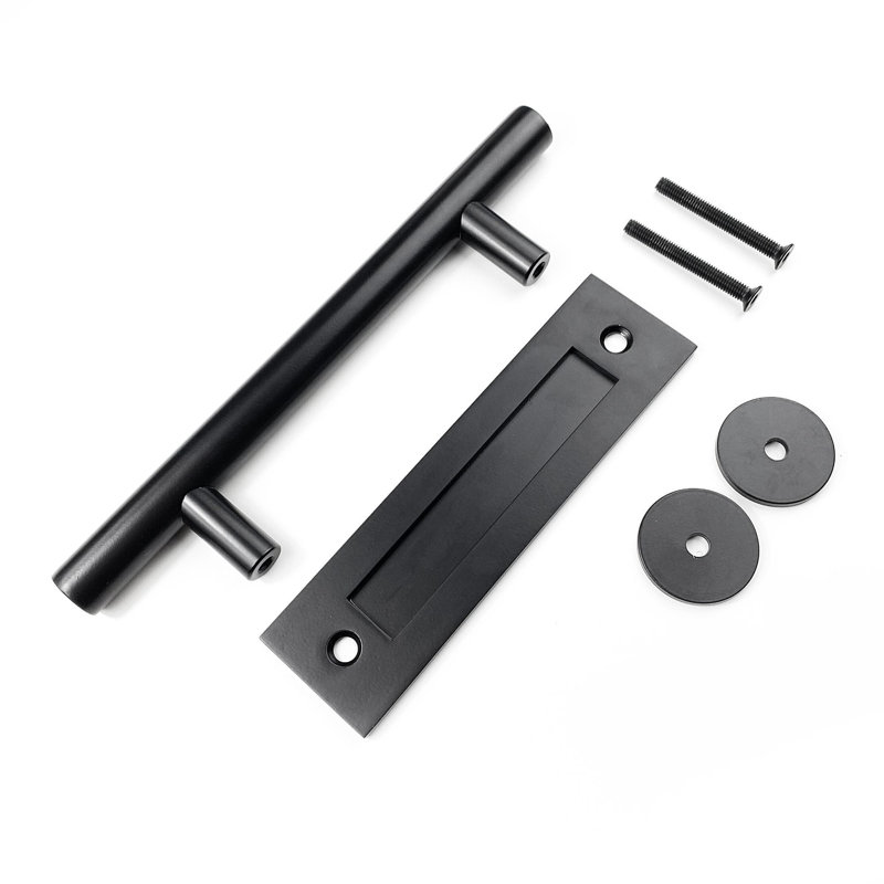 Poignée de porte noire Rustick
