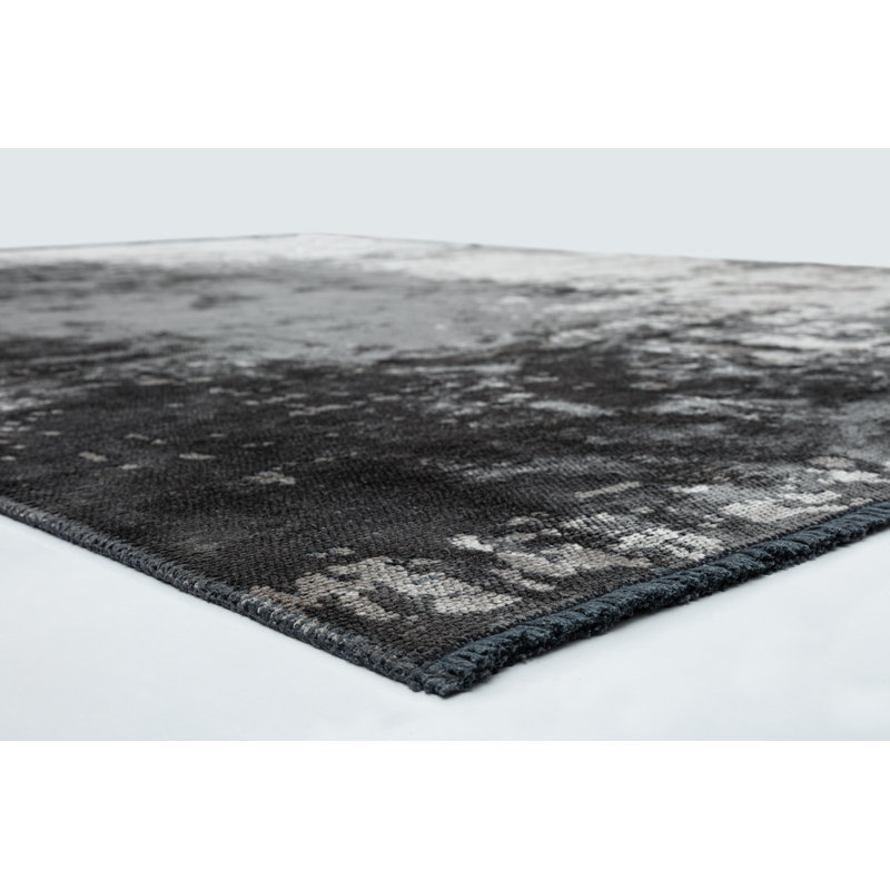 Tapis noir / gris Rapture, Rectangle 7 pi 10 po x 9 pi 10 po