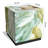 Reverse Printed Beveled Art Glass Cocktail Table End Table
