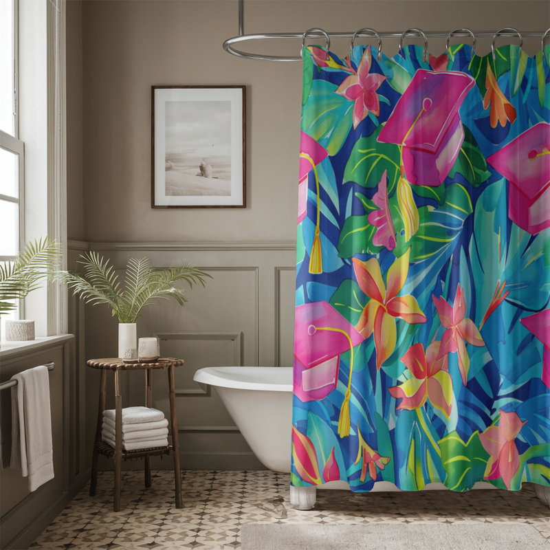 Rideaux de douche standard 1 pièce, H 74 po x l 71 po