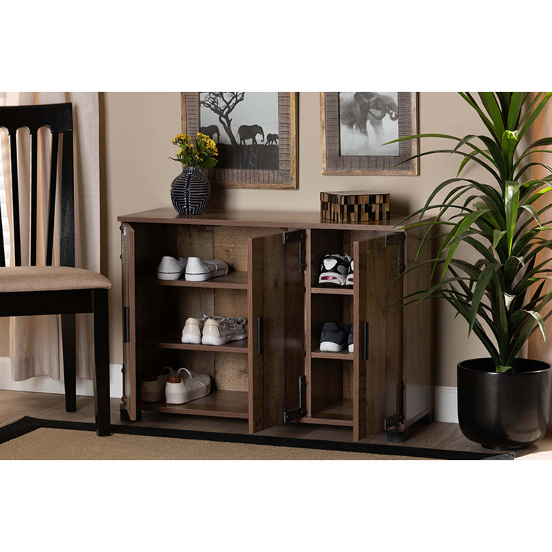 Aidan 12 Pair Shoe Storage Cabinet