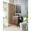 Meuble-lavabo mural, meuble de rangement flottant avec porte-serviettes-1645733830