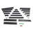 18 Piece Triangle Metal Bracket Shelf-80133811