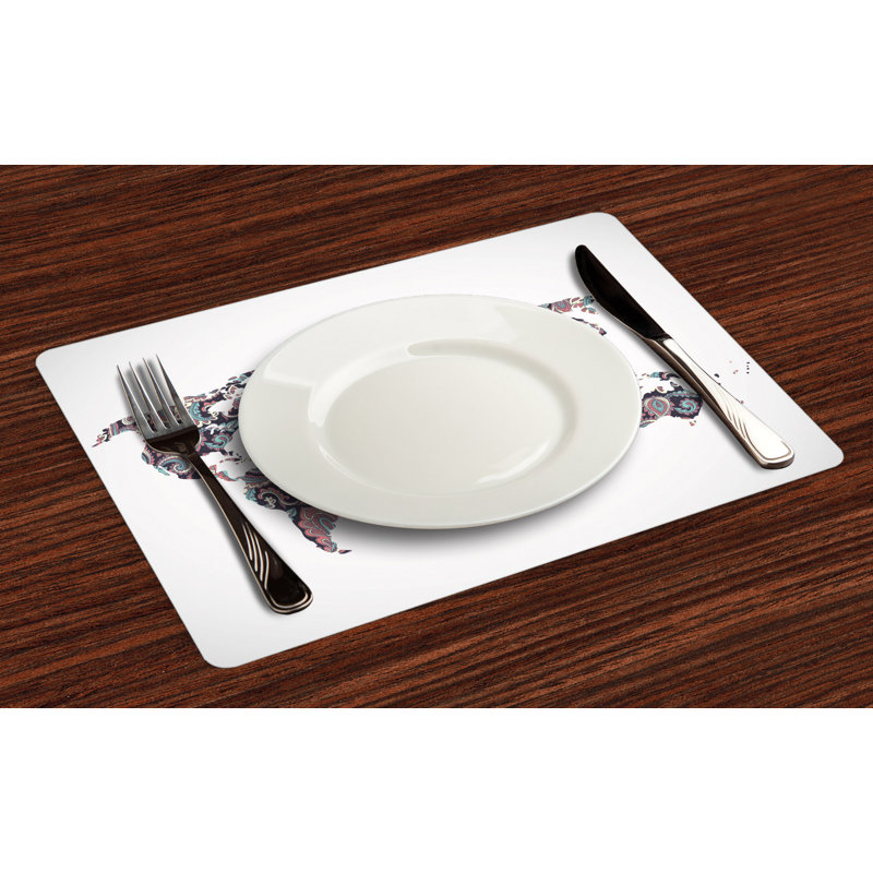 Polyester Cities & Maps Rectangle Placemat