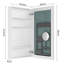 Armoire de salle de bain à ouverture à droite - miroir transparent et conception spacieuse H 36 po avec construction élégante