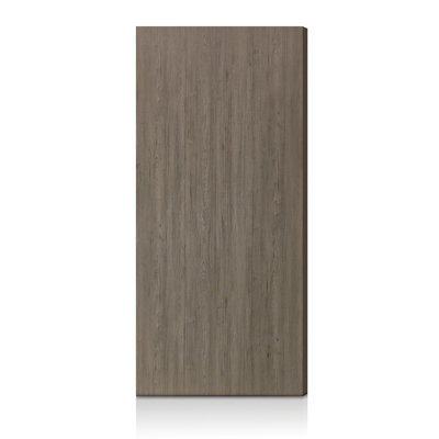 30 In. X 80 In. Gray Texture Flush Hollow Core Composite Interior Door Slab