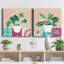 «Growing Happy I», ensemble de 2 peintures-665960776-665960780