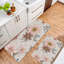 Tapis de cuisine antidérapant gris doux doux
