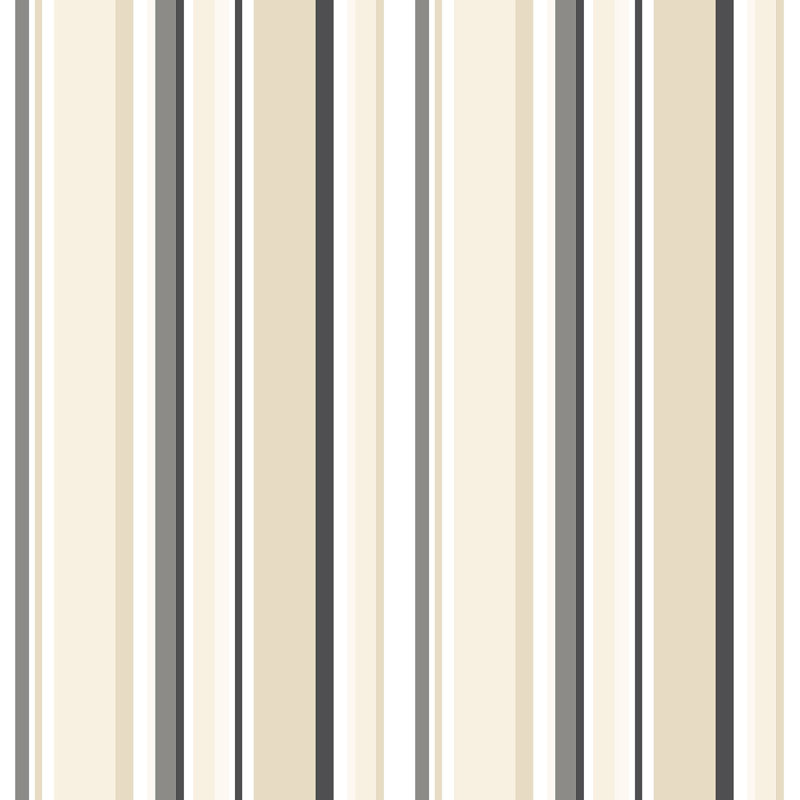 Dweck 10m x 52.8cm Matte Wallpaper Roll, Beige/Black