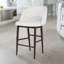 Tabouret Xaedyn classique en cuir de style Mid-Century moderne, bien que fabriqué-1607918922-1607918924