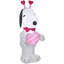 Gonflable avec serre-tête Snoopy avec Heart
