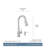 MOEN Birchfield Touchless Single-Handle Pull-Down Sprayer Kitchen Faucet in Spot Resist Stainless