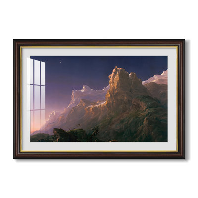 Prometheus Bound, 1847-Thomas Cole-Custom Framed Canvas