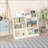Multifunctional 4 Tier Bookshelf And Book Storage Organizer With Bookcase Display Stand
