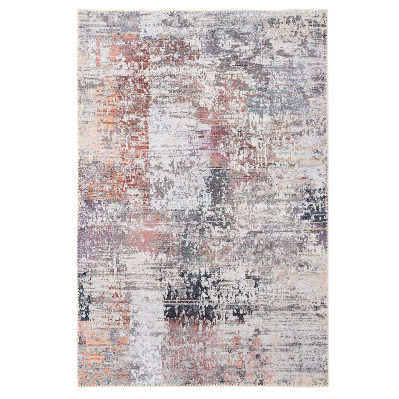 Amimma Abstract Cotton Area Rug, Runner 60cm x 240cm