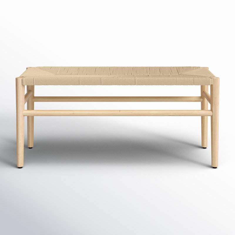 Mosquera Solid Wood Bench