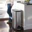 Simplehuman Butterfly Lid Kitchen Step Trash Can, Brushed Stainless Steel-1778299948