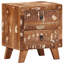 Bedside Cabinet 40X32x46 Cm Solid Wood-1290662063