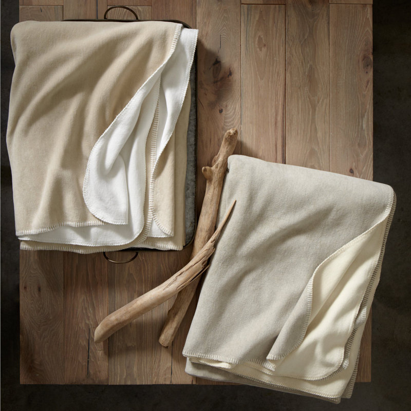 Alta Blanket, King, White / Linen