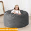 Housse de fauteuil à billes lavable pour fauteuil rond-712636365-712636364