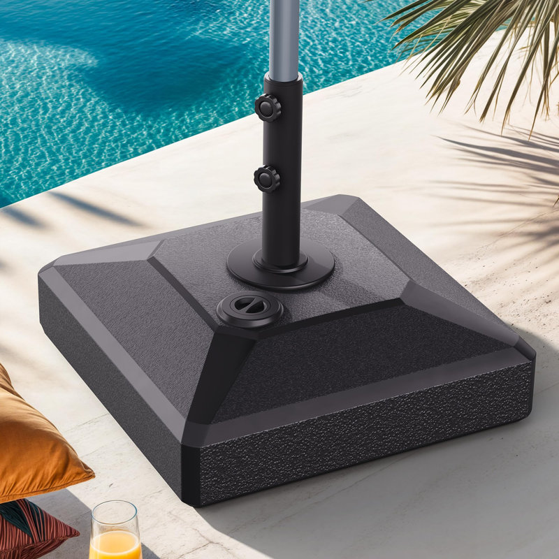 Base de parasol autoportante en plastique
