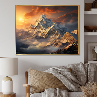Paysage d'hiver Winter Snowy Peaks II - Paysages, décoration murale