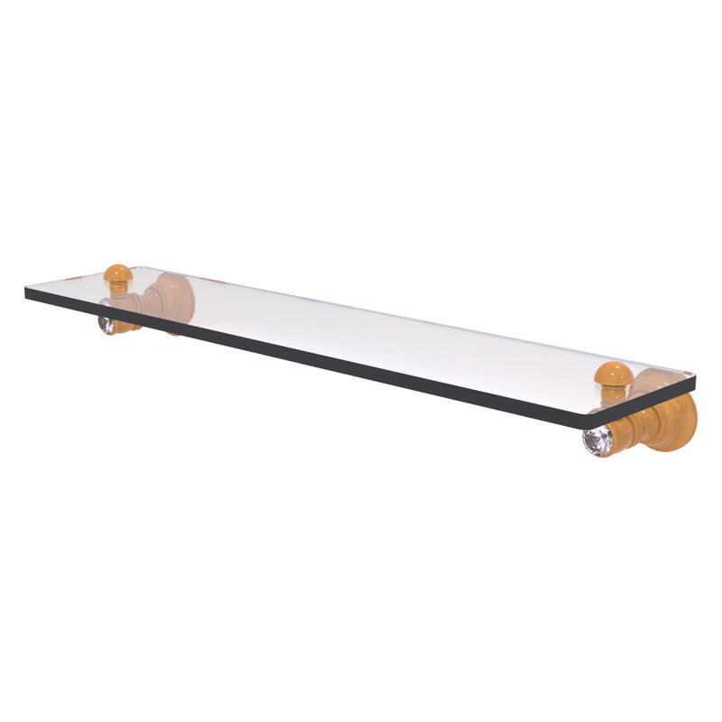 Tablette flottante Carolina, H 2,4 po x l 22 po x P 5,54 po, Jaune doré