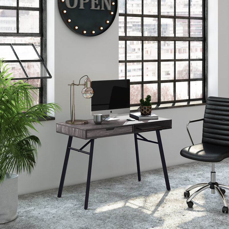 Bureau Chrisander, Gris / noir