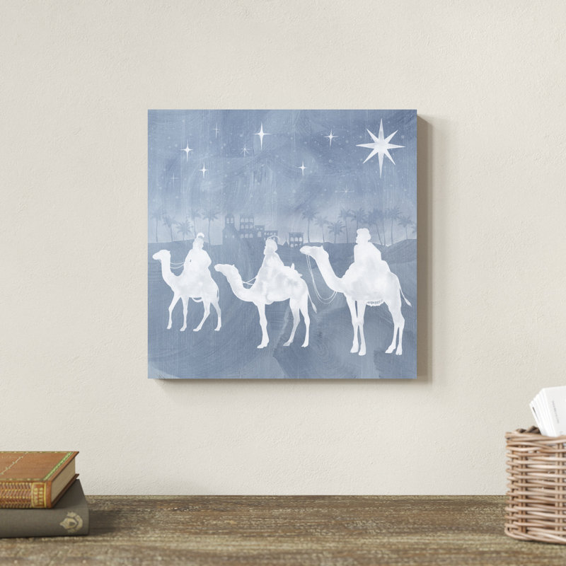 " Star Of Bethlehem II " by Grace Popp Painting Print, 12" H x 12" W